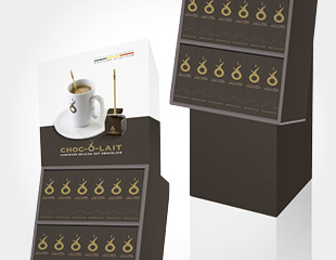 Choc-o-lait - table display