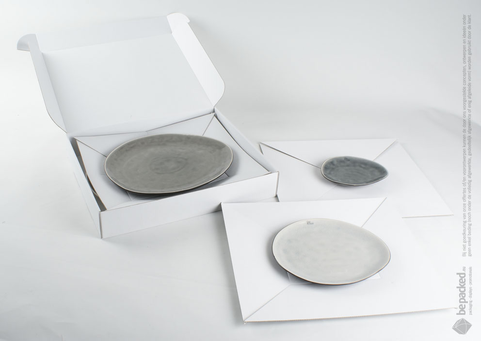 Doos + inserts voor borden - BePacked